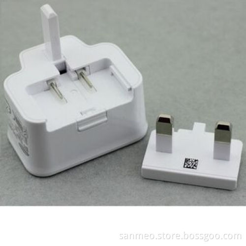 UK Travel Wall Charger Adapter for Samsung N7000 Galaxy Note i9220 i9228, Can Split, 1A/2A
